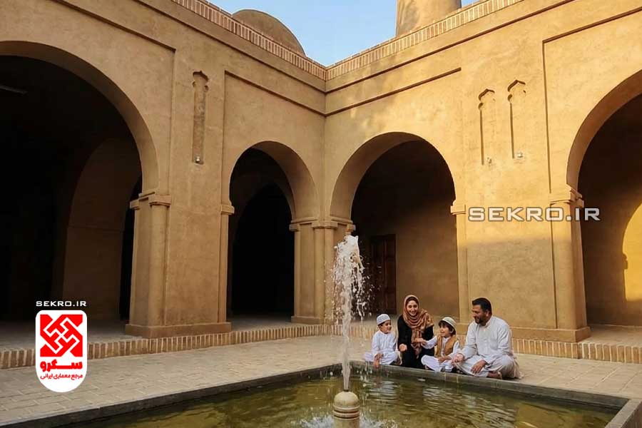 همانندسازی کالبدی مسجد فهرج