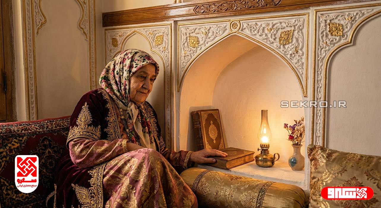 طاقچه و رف در معماری داخلی ایرانی؛ فضایی برای اشیاء شخصی