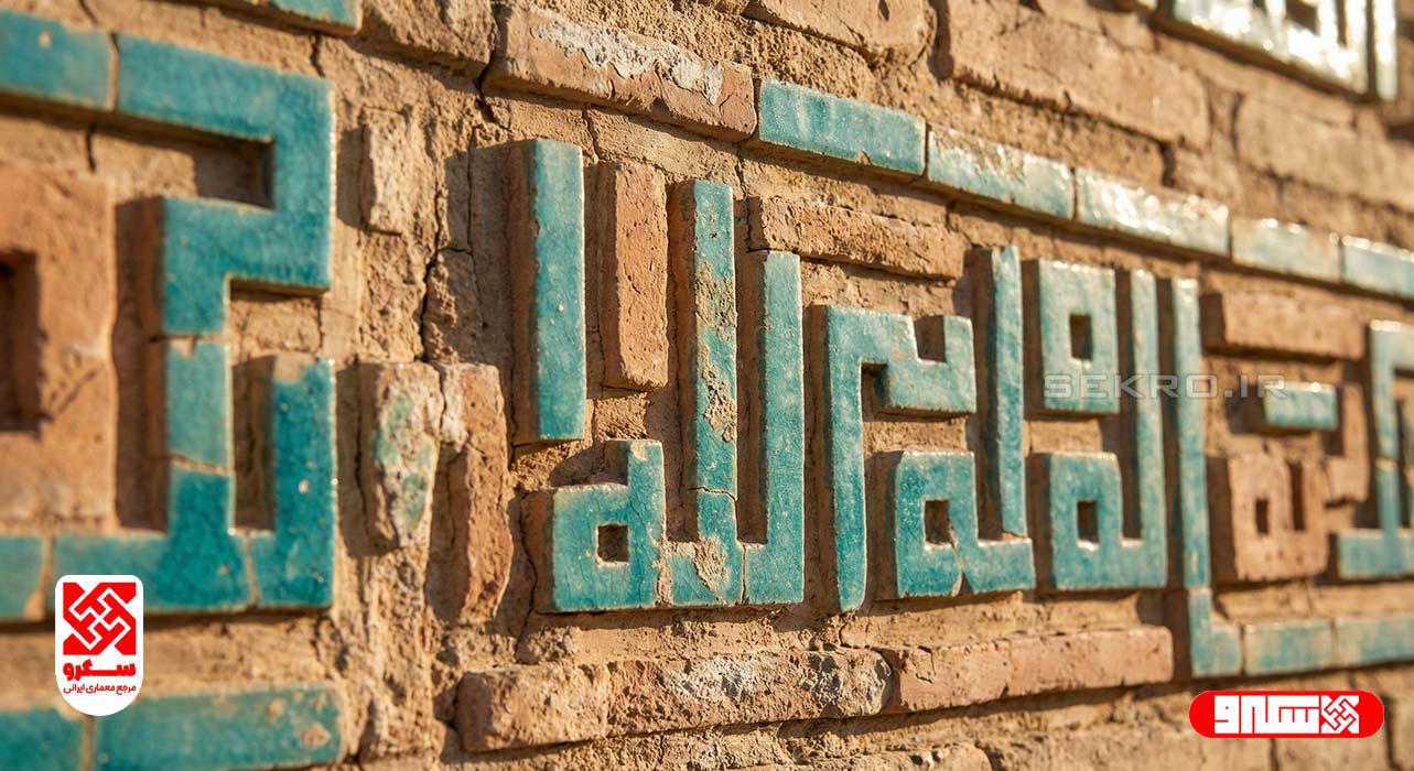 خط بنایی و کتیبه‌نگاری با آجر در معماری ایران