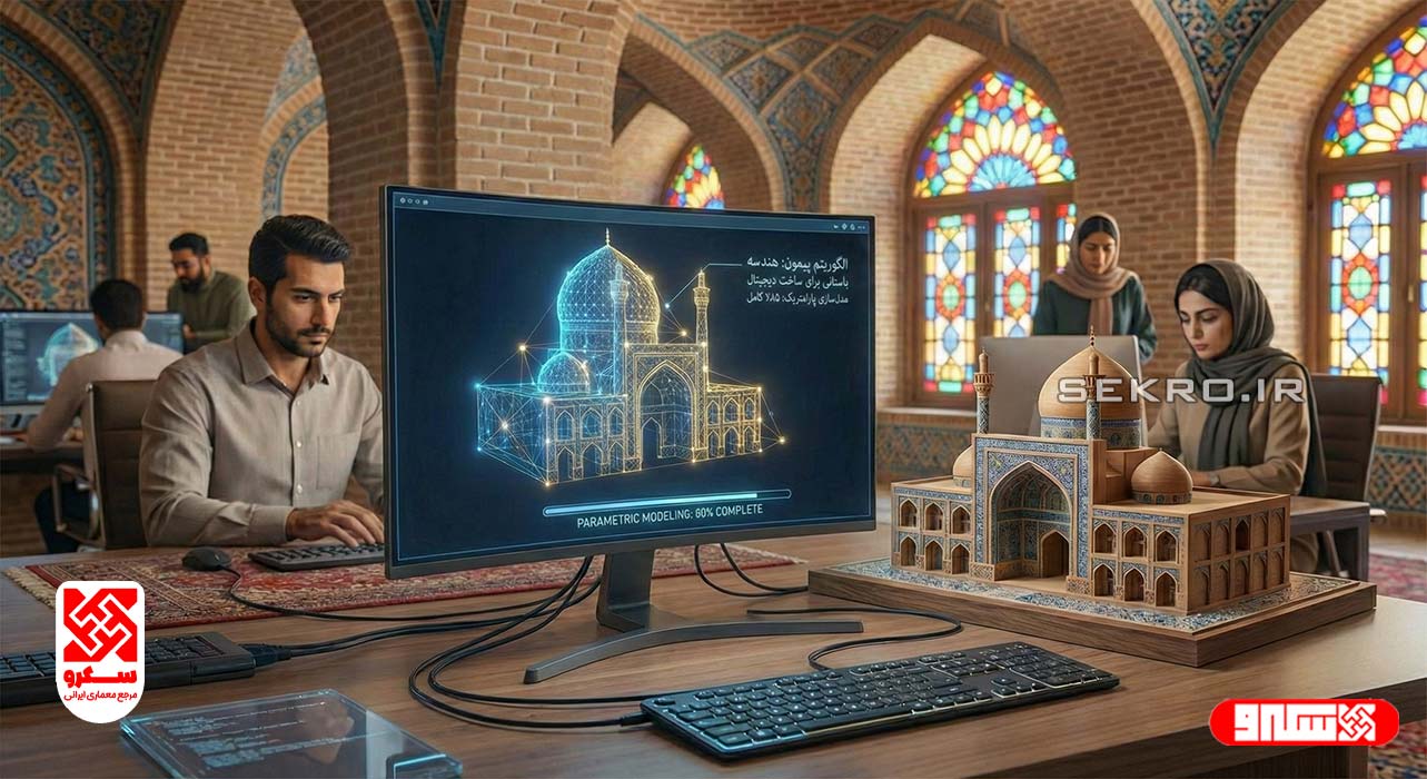 بازآفرینی سیستم پیمون به عنوان الگوریتم طراحی پارامتریک در معماری دیجیتال
